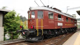 BLS Historic Ae 68 Nr 205 Führerstandsmitfahrt von Burgdorf ans Depotfest Olten 26082023 [upl. by Odlonyer510]