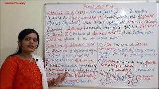 Class 28  Abscisic Acid  Introduction Function amp Application  Types of Plant Hormone Part 5 [upl. by Hulbert194]