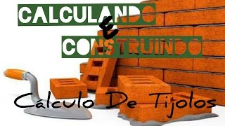 Cálculo exato de tijolos para construção [upl. by Aitercul]