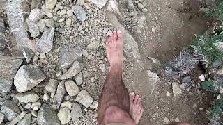 Hiking Barefoot in Colorado [upl. by Yniffit680]