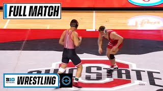 184 LBS John Poznanski Rutgers vs 10 Rocky Jordan Ohio State  2021 B1G Wrestling [upl. by Mosera117]