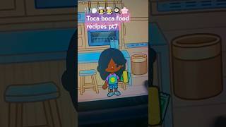 Toca boca food recipes pt7 [upl. by Einnaj]