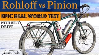 First 1200 km – Pinion vs Rohloff wbelt – Whats the BEST DRIVETRAIN – sidebyside test  EPS 1 [upl. by Nylyak]