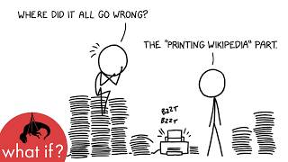 What if you tried to print Wikipedia [upl. by Nnylanna]