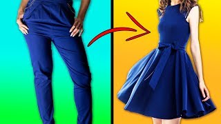 28 CREATIVE IDEAS TO REMAKE OLD CLOTHES AND SAVE YOUR MONEY [upl. by Walley]