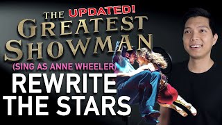 Rewrite The Stars Zac Efron Part Only  Karaoke UPDATED  The Greatest Showman [upl. by Gunnar]