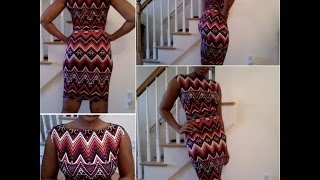 Bodycon Dress Tutorial Using Overcasting Foot beginner [upl. by Octavie]