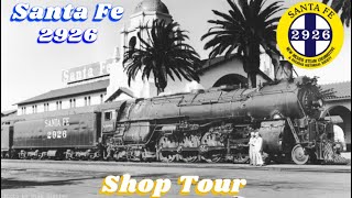 Santa Fe 2926 shop tour [upl. by Kirven144]