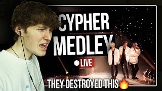 THEY DESTROYED THIS BTS 방탄소년단 Cypher Medley 2017  Live Performance ReactionReview [upl. by Chamberlain540]