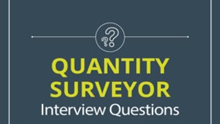 Quantity surveyor interview question Dubai quantity surveying tutorial [upl. by Acinet414]