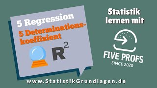 55 Regression  Determinationskoeffizient und FStatistik [upl. by Lachman634]