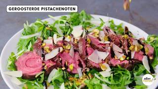 Bavette met Pecorino en pistache  Recept  Allerhande [upl. by Ttayh]