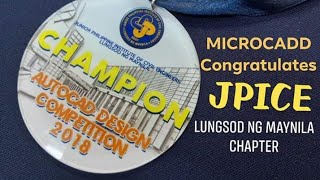 JPICE AutoCAD Design Competition 2018 l Lungsod ng Maynila Chapter [upl. by Anum]