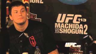 UFC 113 Postfight with Mitrione  20100509 [upl. by Ailiec]