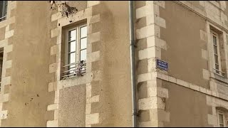 VIDEO Incendie dans un immeuble à Poitiers  quatre victimes dont lune en urgence absolue [upl. by Airetak]