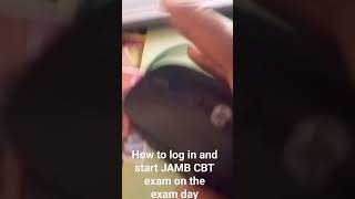 HOW to start JAMB CBT exam on the exam day what to do when you are given computer [upl. by Hoopes]