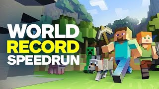 FASTEST MINECRAFT SPEEDRUN EVER in 2 Minutes and 24 Seconds [upl. by Ferdie]