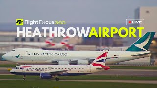 Heathrow Airport Live  STORM WINDS Friday 29th March 2024 [upl. by Aihseket]