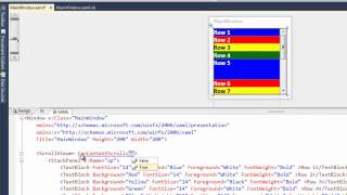 WPF Tutorial 16  The ScrollViewer [upl. by Ahsimrac333]