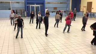 LOCKLINS BAR  LINE DANCE Explication des pas et danse [upl. by Brawley]