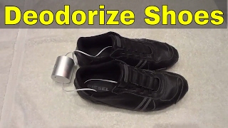 3 Ways To Deodorize ShoesHow To Stop Shoe Odor [upl. by Akeber471]