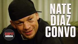 Nate Diaz exclusive interview on return Conor McGregor rivalry  UFC 241  ESPN MMA [upl. by Adnana]