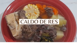 Como preparar caldo de RES en olla EXPRESS  cocina facil [upl. by Mae]