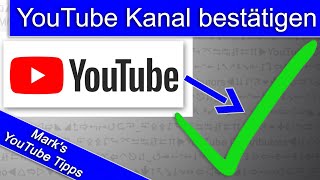 YouTube Konto bestätigen  Kanal verifizieren So gehts [upl. by Demetris]