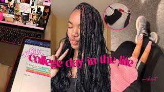 REALISTIC DAY IN THE LIFE OF A COLLEGE SOPHOMORE 📚  Ju lanee’ [upl. by Asira578]