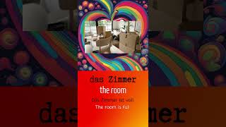 Das ZimmerThe Room 2 deutsch germany lernedeutsch english learningenglish almanca motivation [upl. by Ennairac]