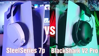 Best PS5 Headset Comparison Razer BlackShark V2 Pro vs SteelSeries Arctis 7p [upl. by Aileme]