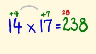 Fast Mental Multiplication Trick  multiply in your head using base 10 [upl. by Josi909]