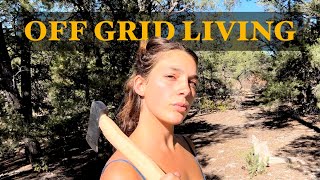 Living OffGrid Episode 3  Outdoor Kitchen and Shed Update [upl. by Ellard]