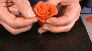 Easy Marzipan Rose [upl. by Egidio25]