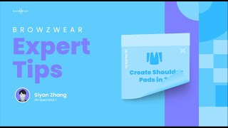 Browzwear Expert Tips How to Create Shoulder Pads in 3D [upl. by Deryl]