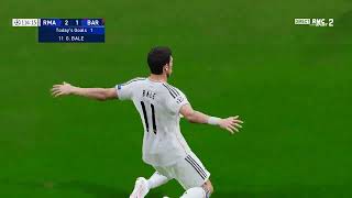 PES 2021  Gareth Bale scores the winning free kick goal in UCL Final 20132014  Madrid 31 Barca [upl. by Atnas261]