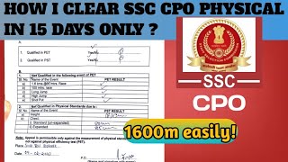 SSC CPO PHYSICAL RUNNING TIPS  1600m kaise bhaage running [upl. by Airamanna317]