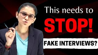 This needs to STOP Fake Interviews final Answer by Himanshi Singh [upl. by Harehs]