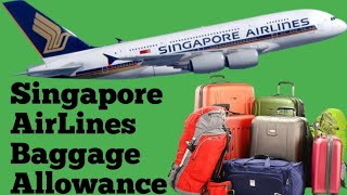 Singapore Airlines Baggage Rules inTamilSingapore Airlines [upl. by Ahsilahs]