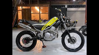 YAMAHA tricker DG10J  ヤマハ トリッカー  BEAMS製マフラー 装備 [upl. by Irep]