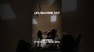 Leg machine workout in the gym  Winter Arc [upl. by Jodi]