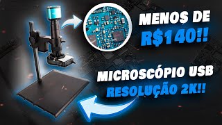 Esse é o MELHOR Microscópio USB para Reparos em Placas  MUITO BARATO Resolução 2K [upl. by Fidelis]