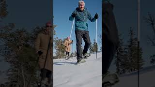 PyhäLuosto snowshoeing during spring [upl. by Mcleroy]