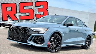 2024 Audi RS 3 Sedan In Kemora Gray Is The Best Spec Weve Seen All Year [upl. by Willumsen834]