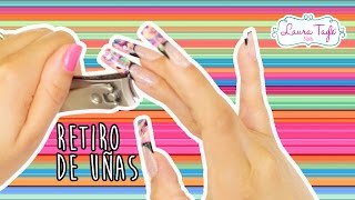 Cómo QUITARSE las UÑAS de Acrílico SIN LASTIMAR tus propias Uñas SIN MÁQUINA PULIDORA [upl. by Fee]