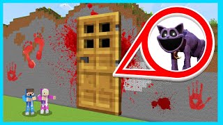 MIPAN amp ZUZUZU MENEMUKAN RUMAH RAHASIA MONSTER CATNAP DI MINECRAFT PINTU NYA BESAR BANGET [upl. by Nivek543]