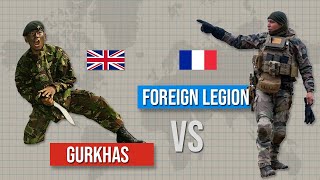 British Gurkhas vs French Foreign Legion  What’s the difference [upl. by Assirt]