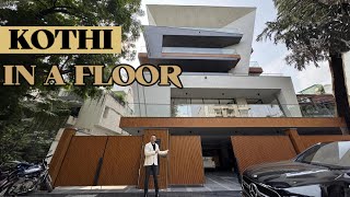 Luxury Triplex Walkthrough 550 Sq Yds Modern Home with Private Lift 5Car Driveway amp Stilt Parking [upl. by Ronym409]