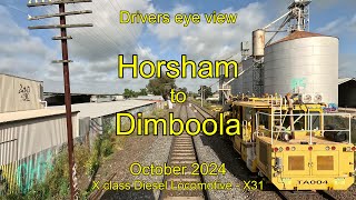 Drivers eye view Horsham to Dimboola Oct 2024 [upl. by Savanna]