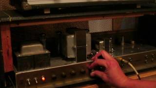 1966 Marshall Super Amplifier PA JTM 100 MK III [upl. by Ecinnej]